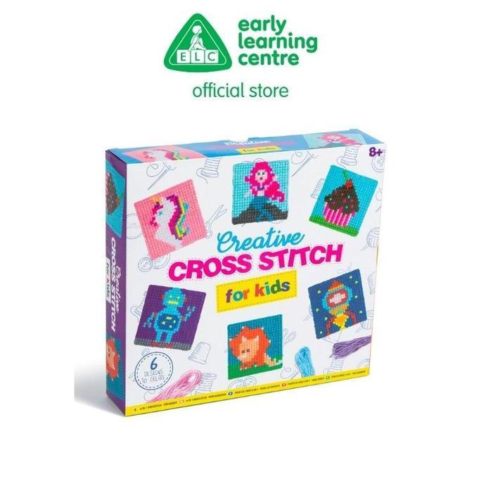 Addo Creative Cross Stitch - Mainan Kerajinan Menyulam Benang Anak