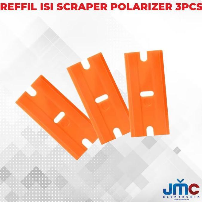 Cutter scapper pembersih pengikis sisa lem polarizer alat bantu pasangpolarizer