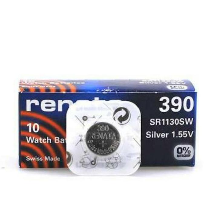 Ready Baterai Batre LR1130 SR1130SW 390 RENATA ORIGINAL SWISS JAM SWATCH