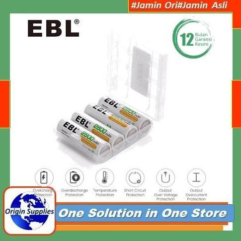 BATERAI EBL RECHARGEABLE AA 2800MAH