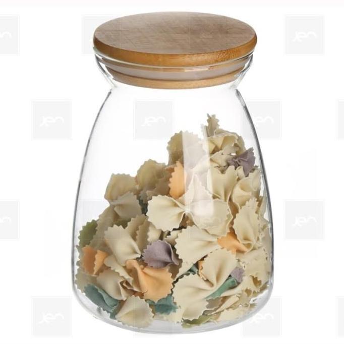 Toples Kaca Makanan Storaged Jar Display Food 600ml