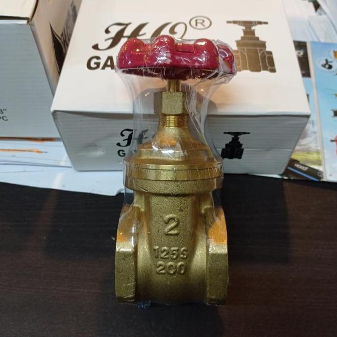 Gate Valve Brass Hq 2.5 Inch