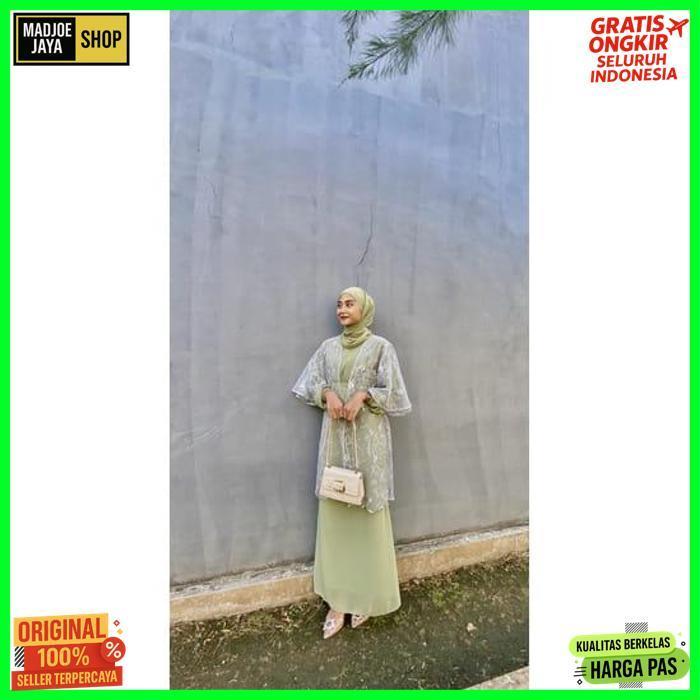 Quality Mysharewl Osana Gamis Brukat Pesta Syar'I Jumbo Azalea Dss Busui Ready Stok Siap Order Gamis