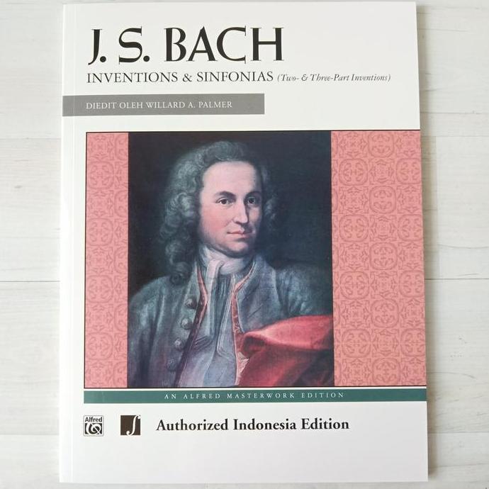 Js Bach Inventions & Sinfonias - Two & Three Part Invention Buku Piano