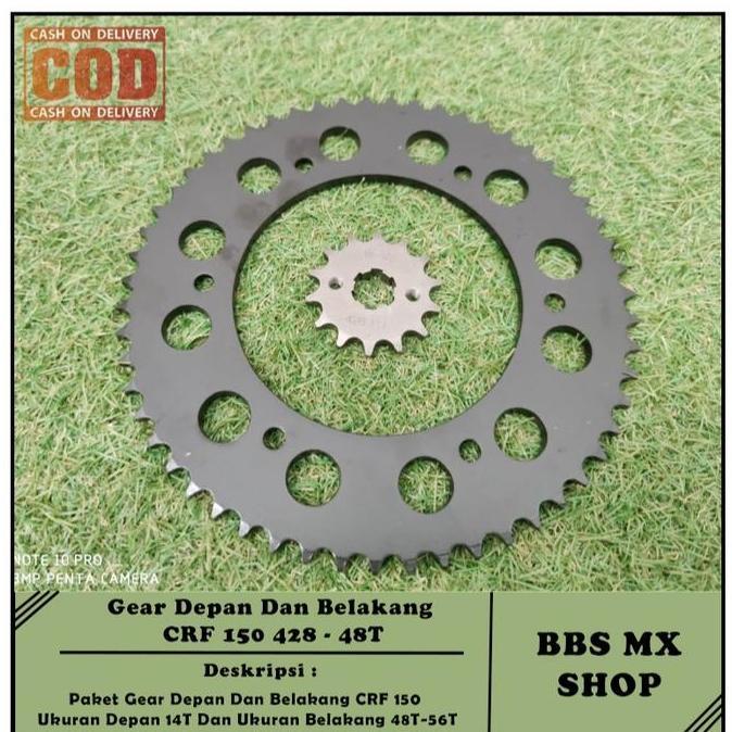 Gear Depan dan Belakang CRF 14T- 48T