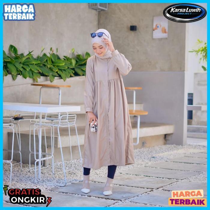 Exclusive Nakamolo - Naeema Midi Dress Bahan Toyobo