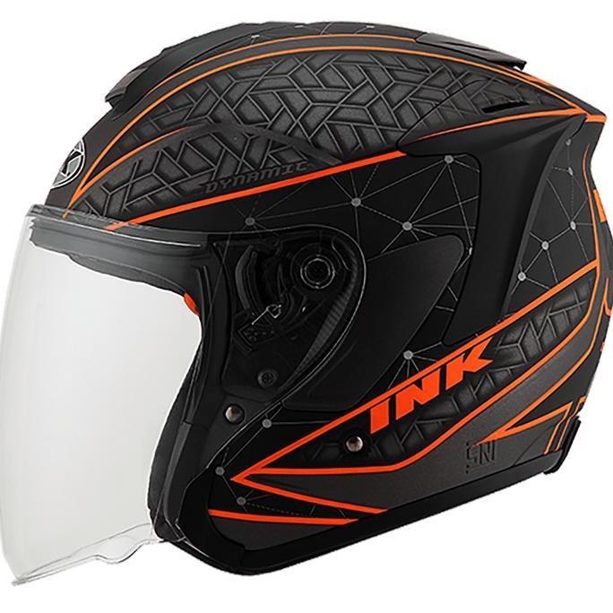 HELM INK DYNAMIC #2 - GUNMETAL DOFT/ORANGE FLUO
