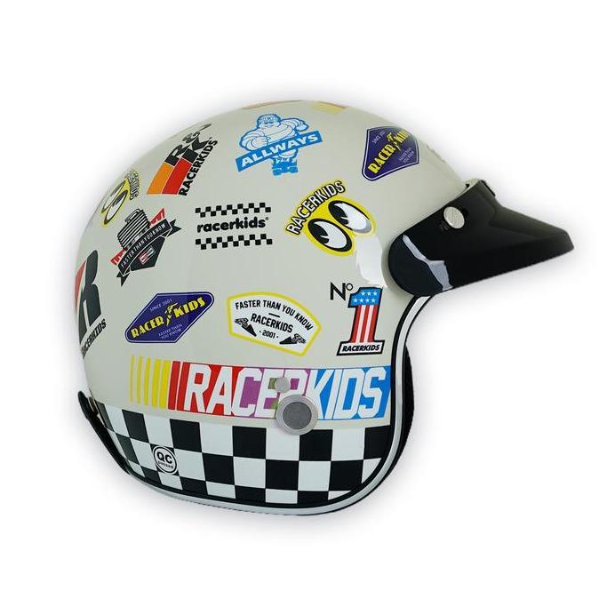 Marzano Helmet - Helm Retro Marzano x Racerkids