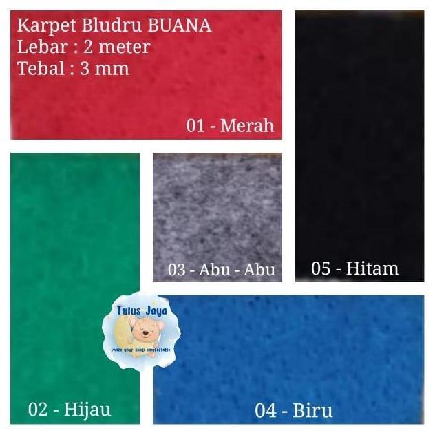 Ready Karpet Bludru Merteran/Karpet lantai Mushola, Kantor, Wedding, Pameran