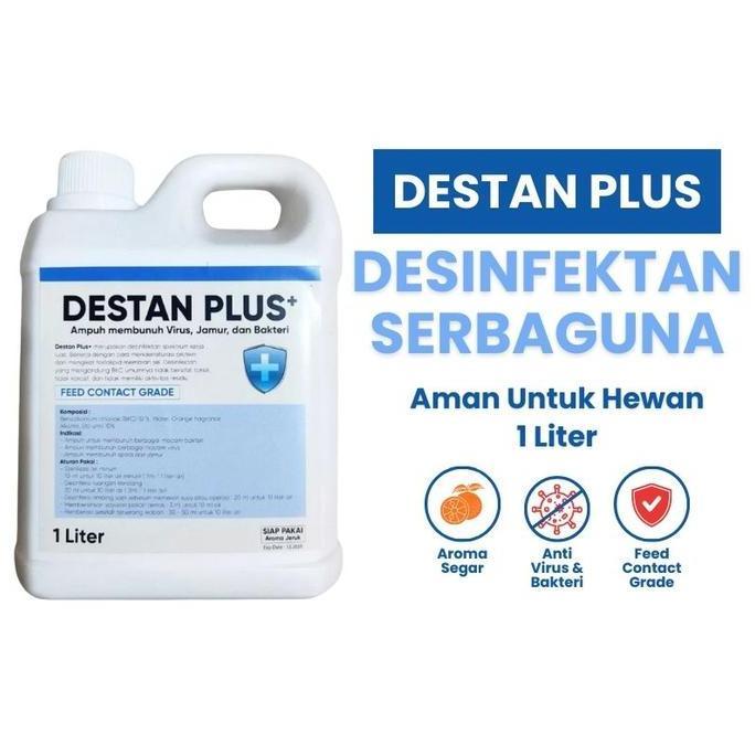 Destan Plus 1 L - Desinfektan Serbaguna - Desinfektan ruangan - Desinfektan Aman untuk Hewan - Desta