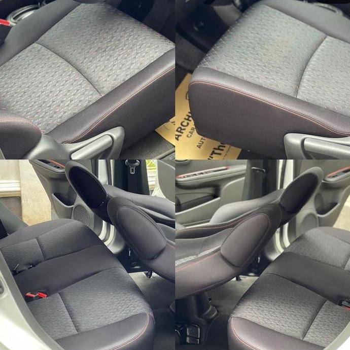 Kain Jok Mobil Brio RS original 2017 - 2019 Hitam Orange