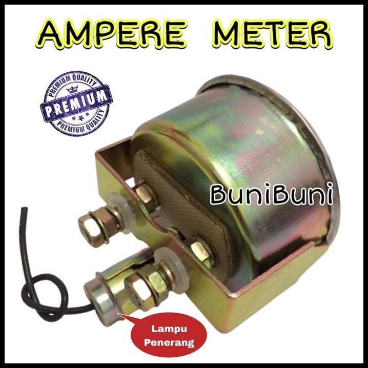 GRATIS ONGKIR AMPERE METER DC / AMPER CAS / INDIKATOR PENGUKUR ARUS AKI MOBIL & MESIN UNIVERSAL 