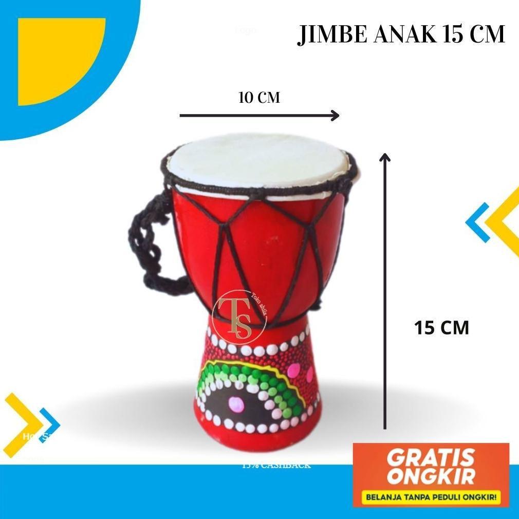 Jimbe Murah Ukuran 15 Cm  Jimbe Alat Musik Reggae Gendang Marawis Trend