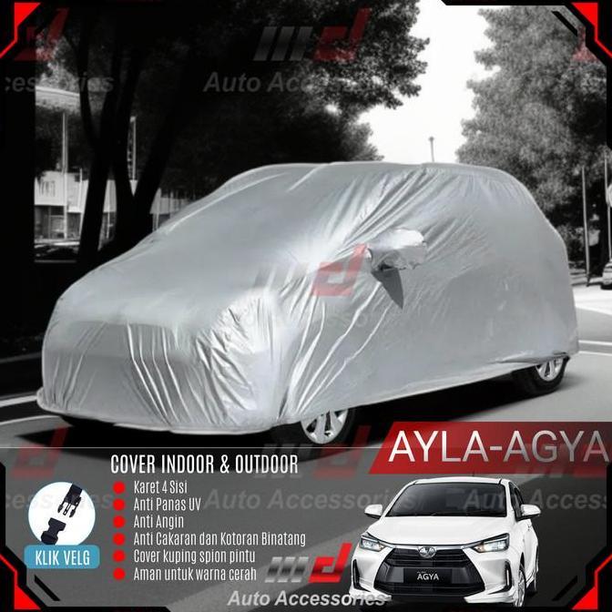 Body Cover / Sarung Mobil Daihatsu Ayla / Toyota Agya Khusus Cat Putih