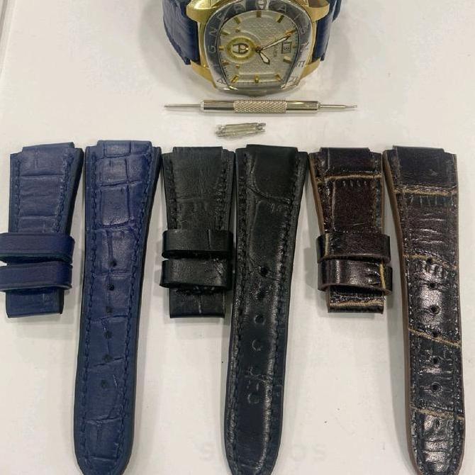 Strap/ Tali jam tangan kulit Penganti Aigner Grosseto A15118