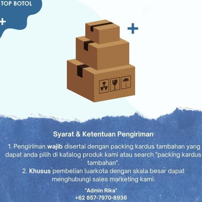 BOTOL KACA BENING (JAR 250ml)