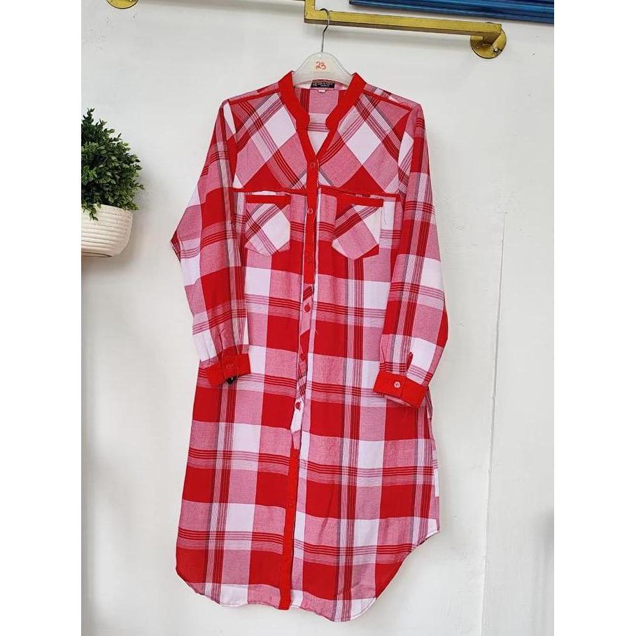 LASOFIEE 02 - TUNIK KATUN BERWARNA DAN BERMOTIFF BANYAK MODEL /tunik muslim santriwati/tunik kantor 