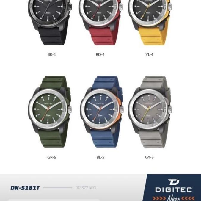 Jam Tangan Digitec Neon Pria Original Digitec Neon DN series Pria Original murah