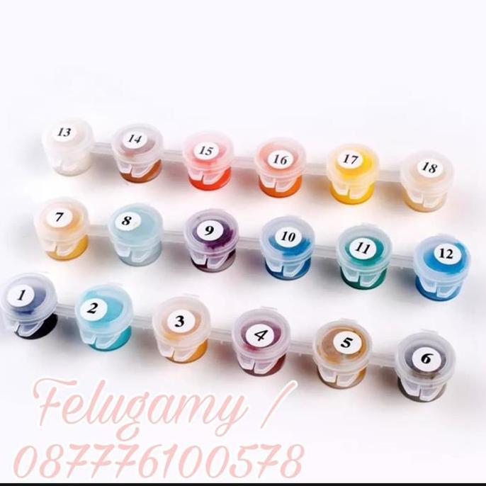 Paint by Number Lukisan Bunga Daisy murah