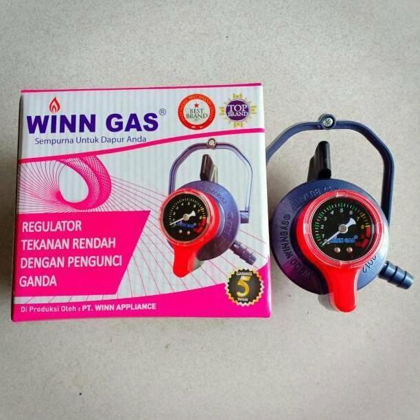 Kepala Gas / Regulator Winn Gas Tekanan Rendah W900M Double lock Bagus