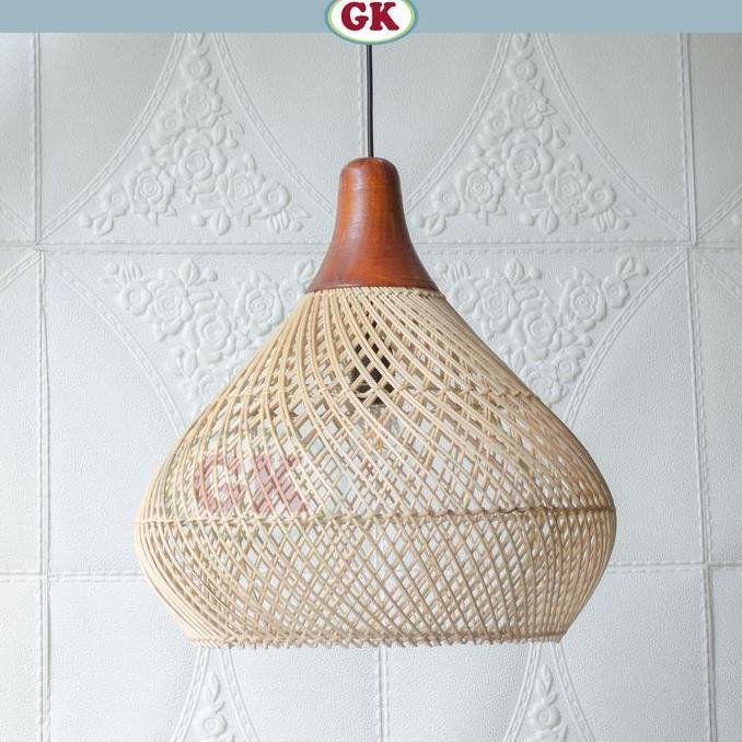 D40 kap lampu gantung cafe lampu dekorasi /lampu rotan 1047 DEL