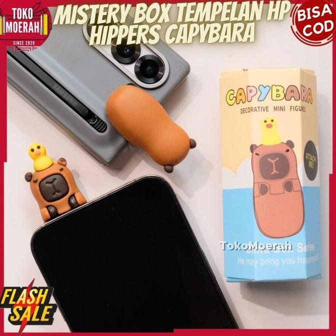 MISTERI BOX HIPPERS CAPYBARA LUCU UNIK MYSTERY BOX TEMPELAN HANDPHONE CAPYBARA IMUT BLIND BOX HIPPER