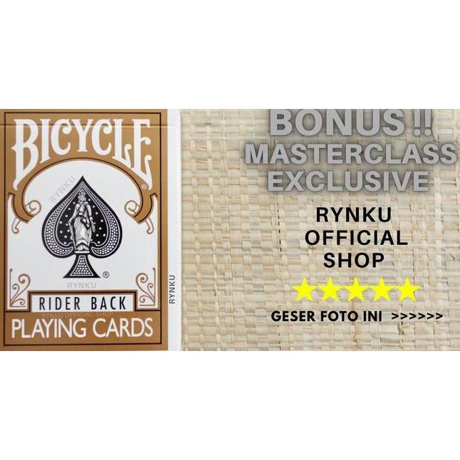 Kartu Remi Bicycle Gold Ba Playing Card Punggung Emas Bonus
