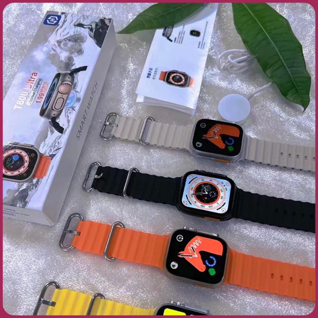 Big Promo Jam Tangan Smartwatch Ultra T800 Amoled Series 8 T900 Bergaransi
