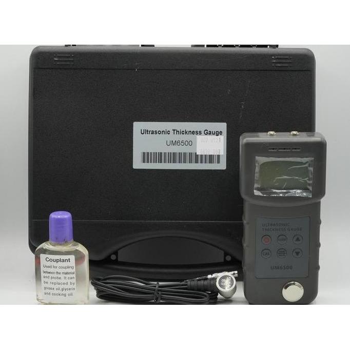 Um6500 Digital Ultrasonic Thickness Gauge Meter Portable Metal Wall Thickness Tester With Lcd Displa