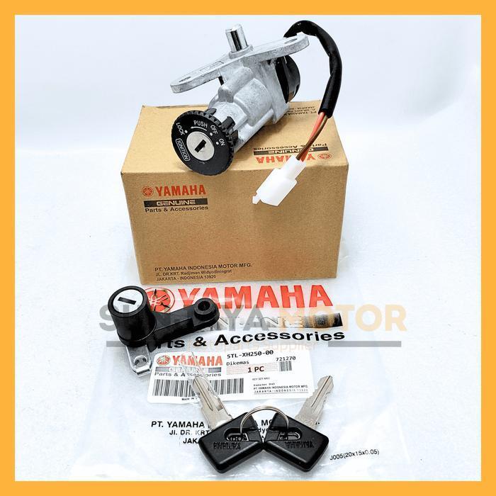 Kunci Kontak Set 5Tl Keyset Original Yamaha Mio Sporty Mio Smile Kunci Motor 1 Set Key Set Konci Mot