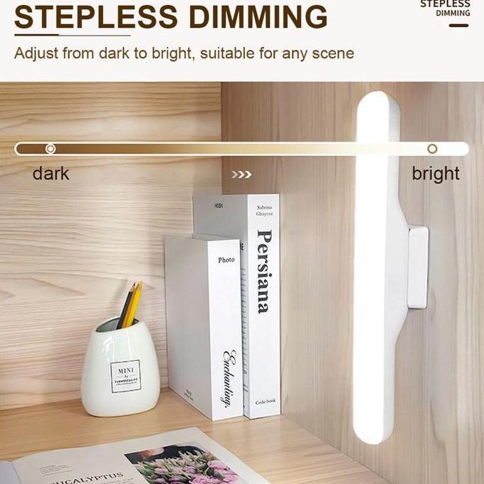 Magnetic LED Lamp - Lampu Meja Komputer / Lampu Baca / Lampu Meja Rias - Promo