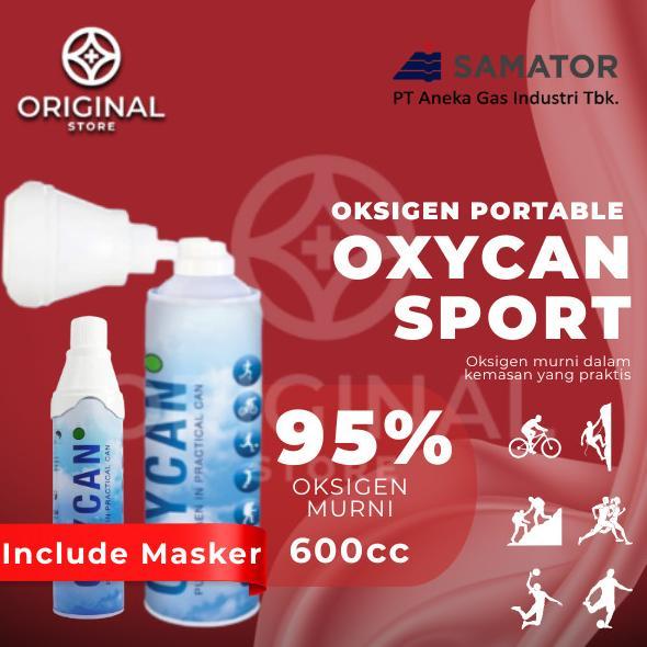 Oksigen Portable Oxycan Untuk Sesak Nafas Darurat, Praktis & Original [ Expired Masih Lama ]