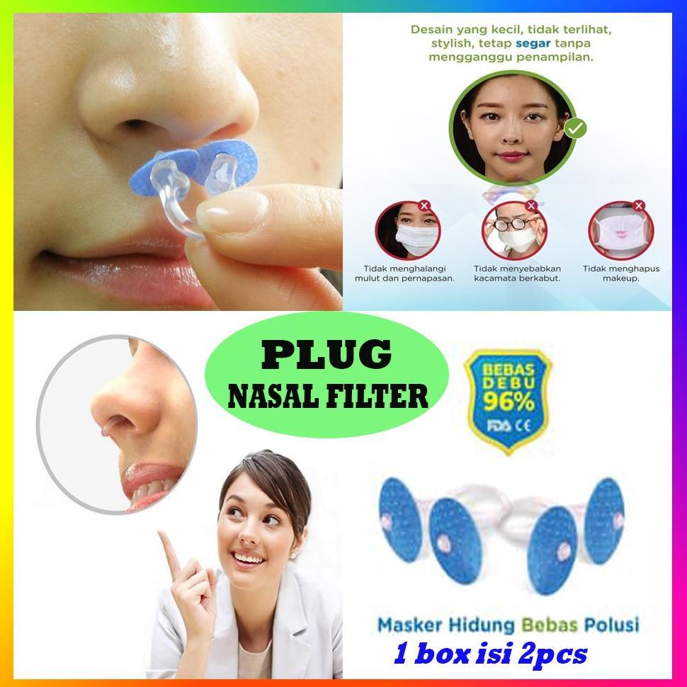 PLUG NASAL FILTER MASKER HIDUNG 3 LAPIS FILTER HIDUNG YANG SECARA LANGSUNG MENGHAMBAT DEBU / KOTORAN
