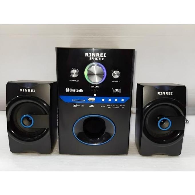 Speaker Portable Rinrei Sr-878E - Sr 878F Speaker Multimedia 2.1 Super Bass - Rinrei Sr 878 E Audio 