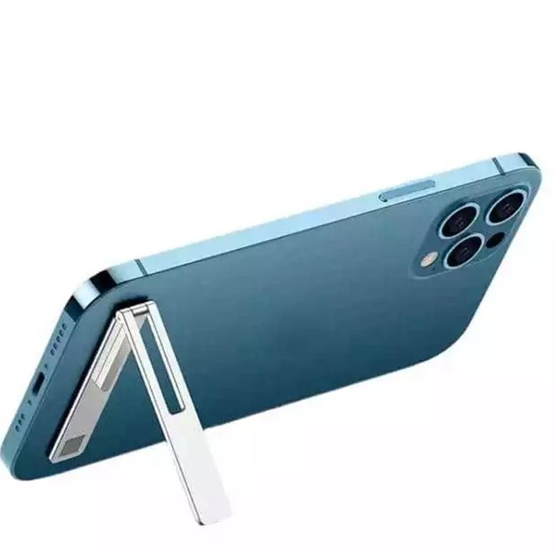 terbaru tipis banget stand stainless metal holder hp ultra-slim phone stand self-adhesive folding sl