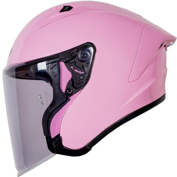 Helm Njs Kairoz Gt Solid Half Face Motorcycle Helmet Original Dan Terpercaya