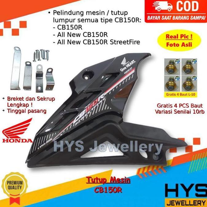 Hys Tutup Mesin Streetfire Cover Engine Lumpur CB150R Honda / All -