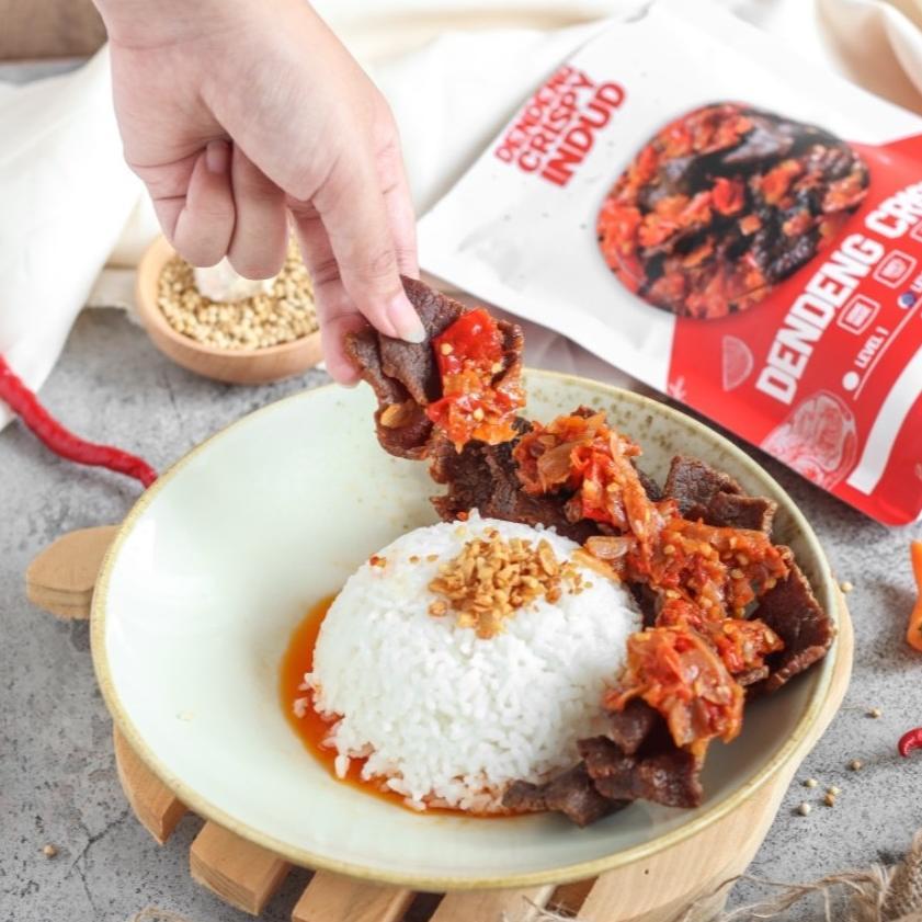 Terlaris Dendeng Sapi Crispy / Kering Indud 125 Gram - 250 Gram - 500 Gram
