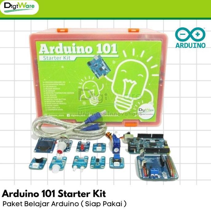 HARGA DISC - Arduino 101 Learning Kit, Paket Belajar Arduino 101