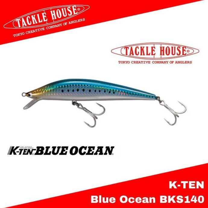 TERBARU - Tackle House K-Ten Blue Ocean BKS140 Sinking Lure 140mm 35gr