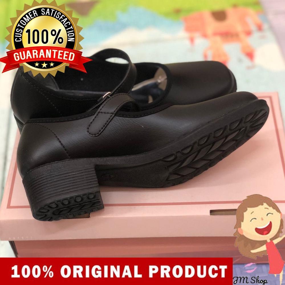 CHACHASQUARE VILANDO SEPATU PANTOFEL WANITA | PANSUS | SEKOLAH | PASKIBRA | PDH HITAM 100% ORI SALE
