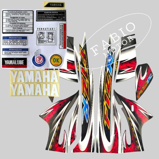 Striping Yamaha Fizr Striping Yamaha Fizr Fiz Putih Hitam R F1Zr 2004 2005