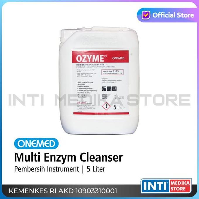 ONEMED - OZYME 5 Liter Multi Enzym Cleanser | Pembersih Instrument