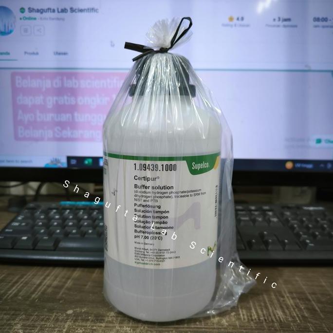 BUFFER SOLUTION PH 7/ BUFFER PH 7/ LARUTAN BUFFER, 1 LT, MERCK, 109439