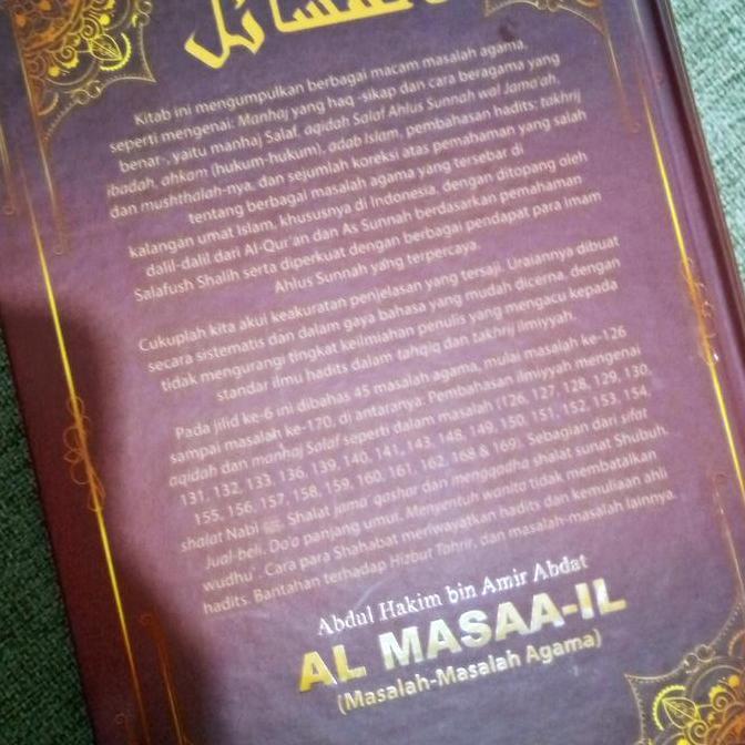 Buku Al Masaail Jilid 6 Al Masail Muawiyah bin Abi sufyan