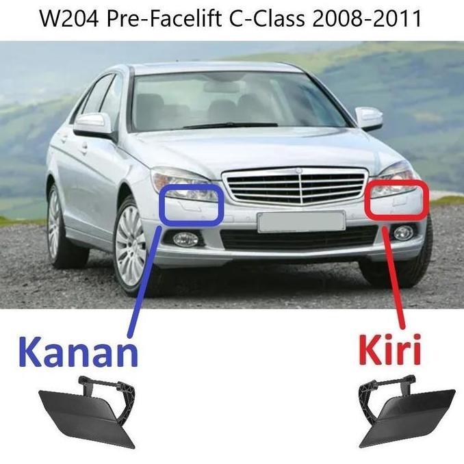 TERMURAH - Cover Nozzle Washer Tutup Towing Lampu Bumper Mercedes W204 C200