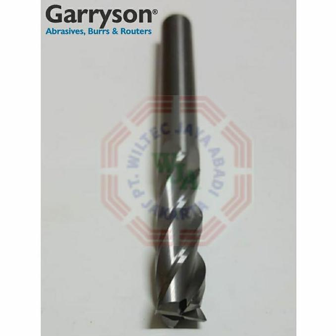 BEBAS ONGKIR - End mill Carbide EXTRA LONG 25mm 4Flute merk Garryson (England)