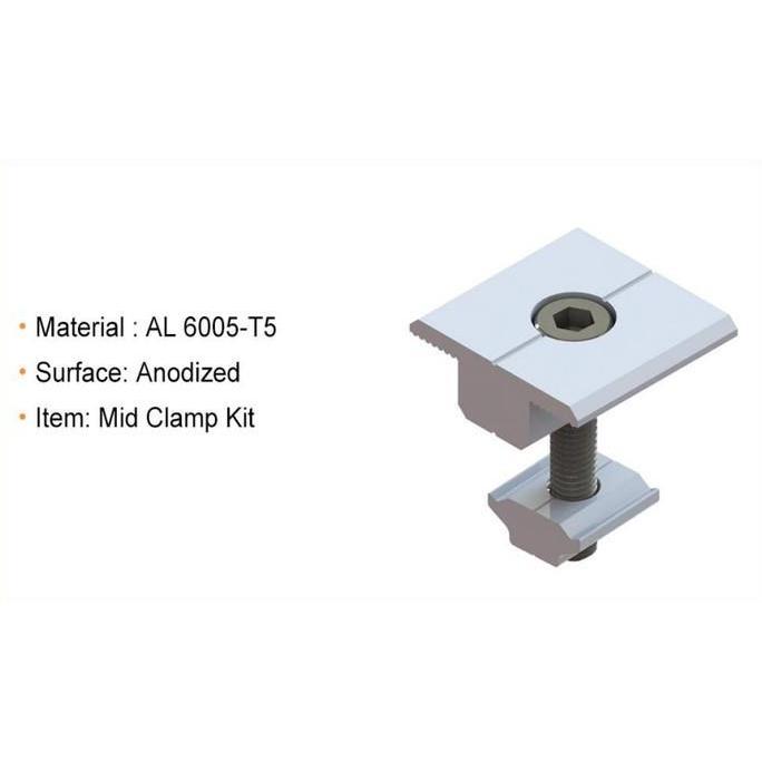 Mid Clamp 30 mm Mounting Panel Surya
