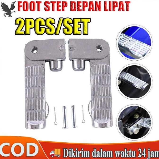 FOWERLEB Foot Step Depan Lipat Pijakan Kaki Depan Universal Sepeda Listrik 1 Set Pijakan Kaki    Sep