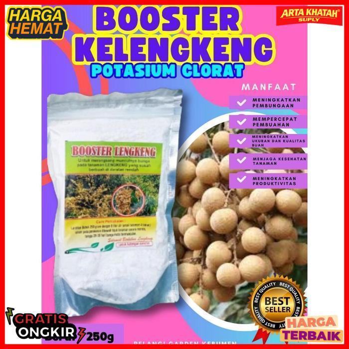 Hasil Panen Berlipat  Booster Buah Kelengkeng Kclo 3 Murni, Booster Buah Kelengkeng Kclo 3  250Gram
